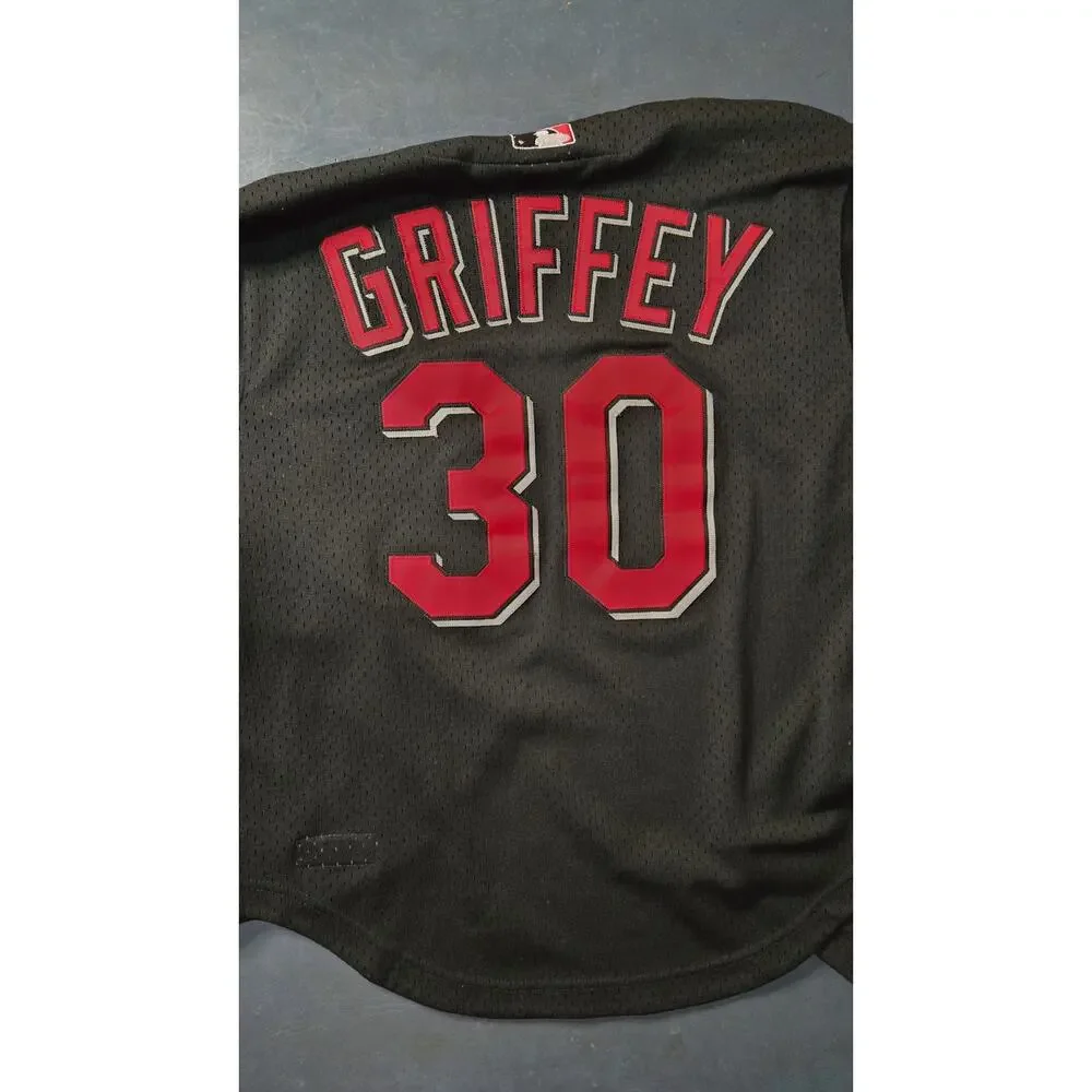 Mitchell And Ness MLB Cincinnati Reds Ken Griffey Jr. #30 Jersey Men's Size M